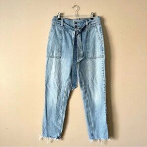 5 for $50 ABERCROMBIE & FITCH Washed Denim High Rise Mom Jeans Sz 6.